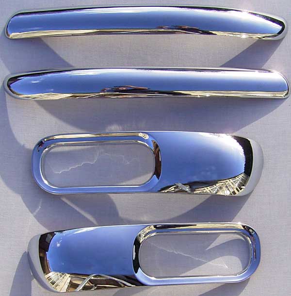 4 piece chrome bumper trim