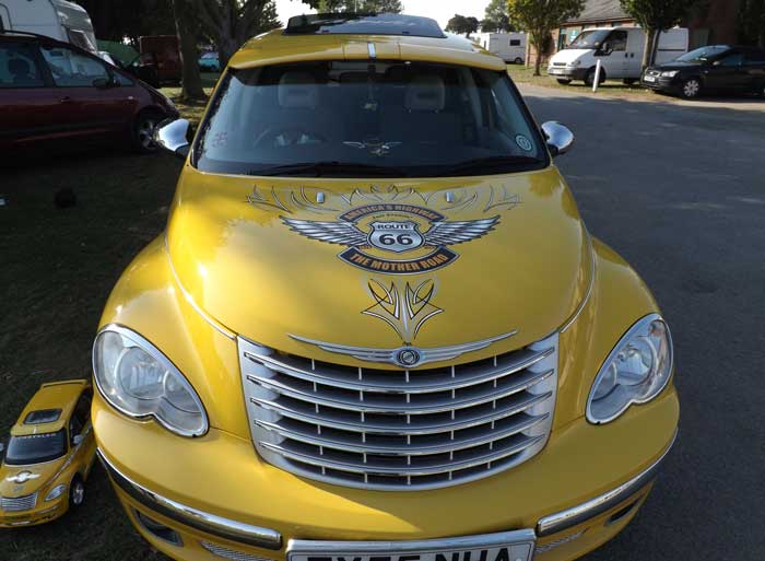 Christine's Route 66 PT Cruiser