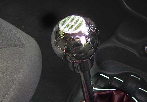 Chrome gear knob