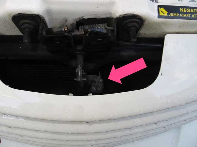 PT Ambient Air Temperature Sensor position