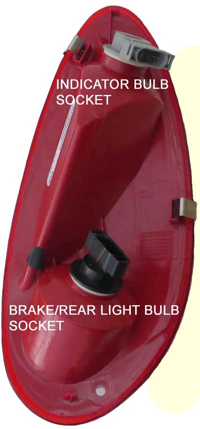 PT Crusier rear light bulb holders