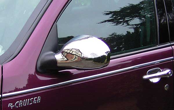 Chrome mirror covers